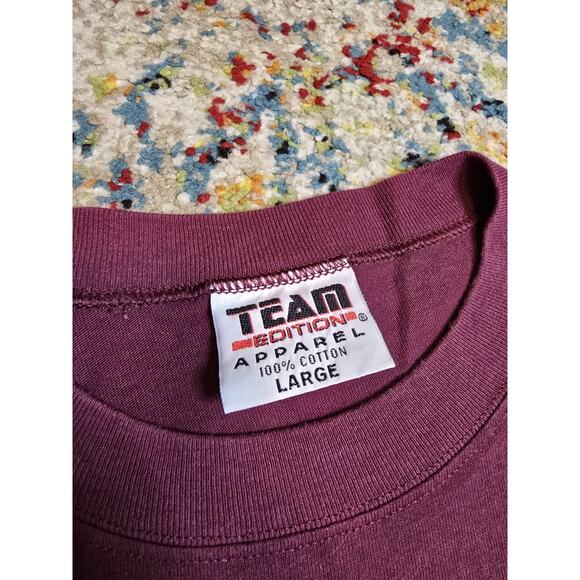 Vintage 90's Mississippi State Bulldogs Graphic T-Shirt Sz M/L College Football - Picture 3 of 5